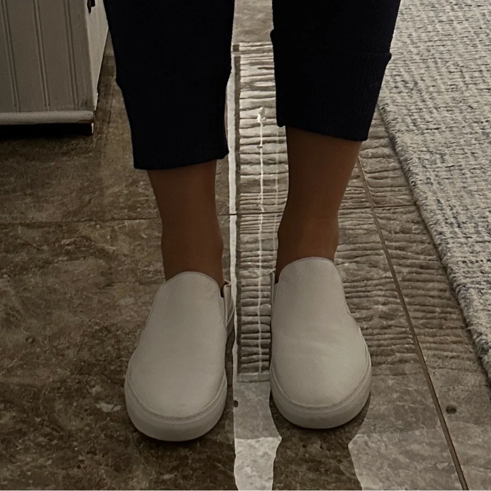 Porte & Paire White Backless Slip on Sneakers (exclusive to Net a Porter) - Picture 15 of 16